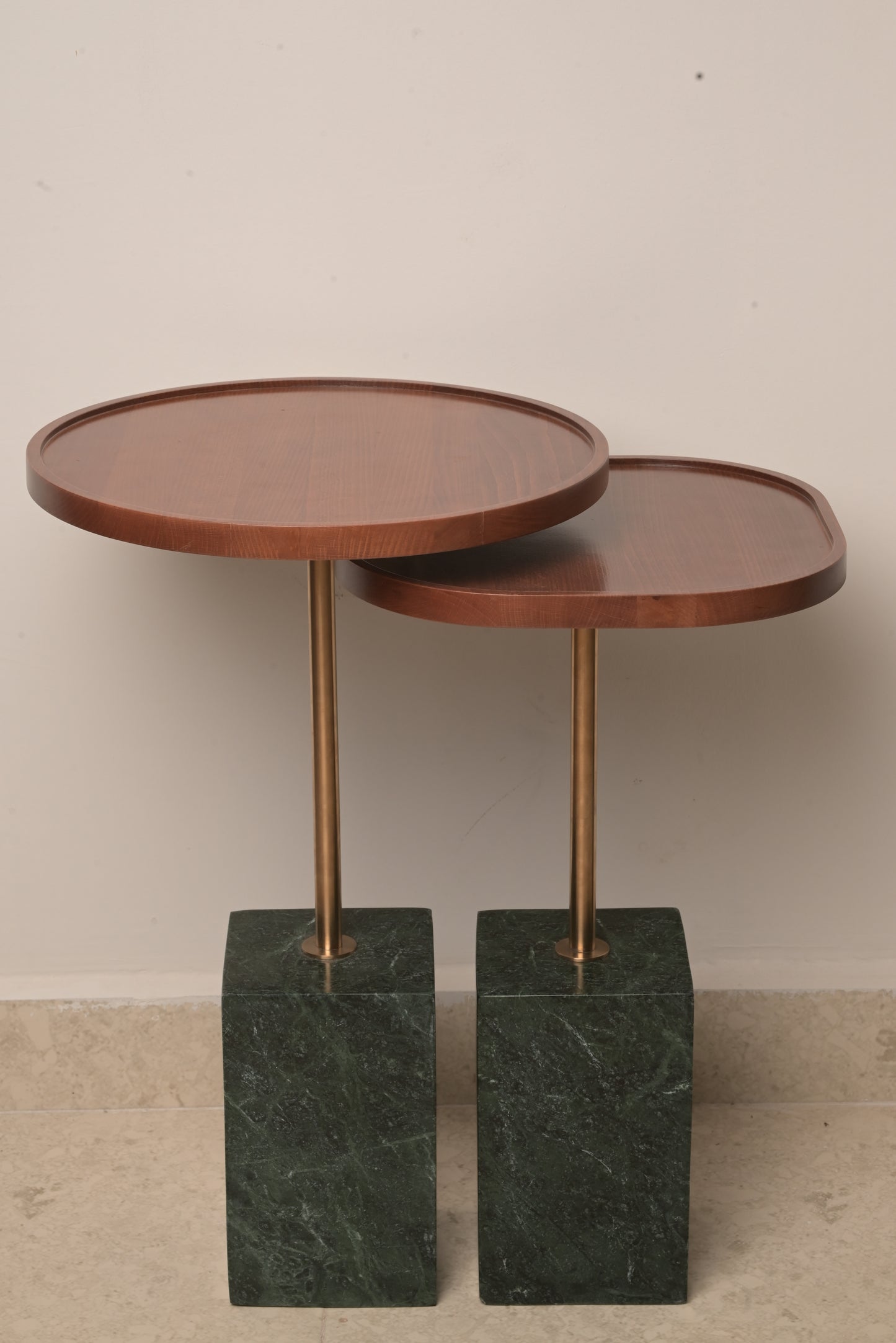 Modern Marble Base Side Table 40 x 50 cm