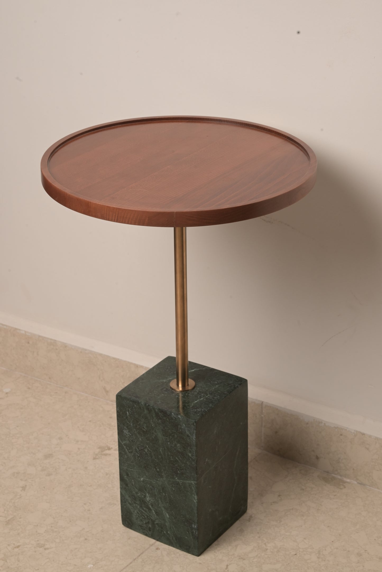 Modern Marble Base Side Table 40 x 50 cm