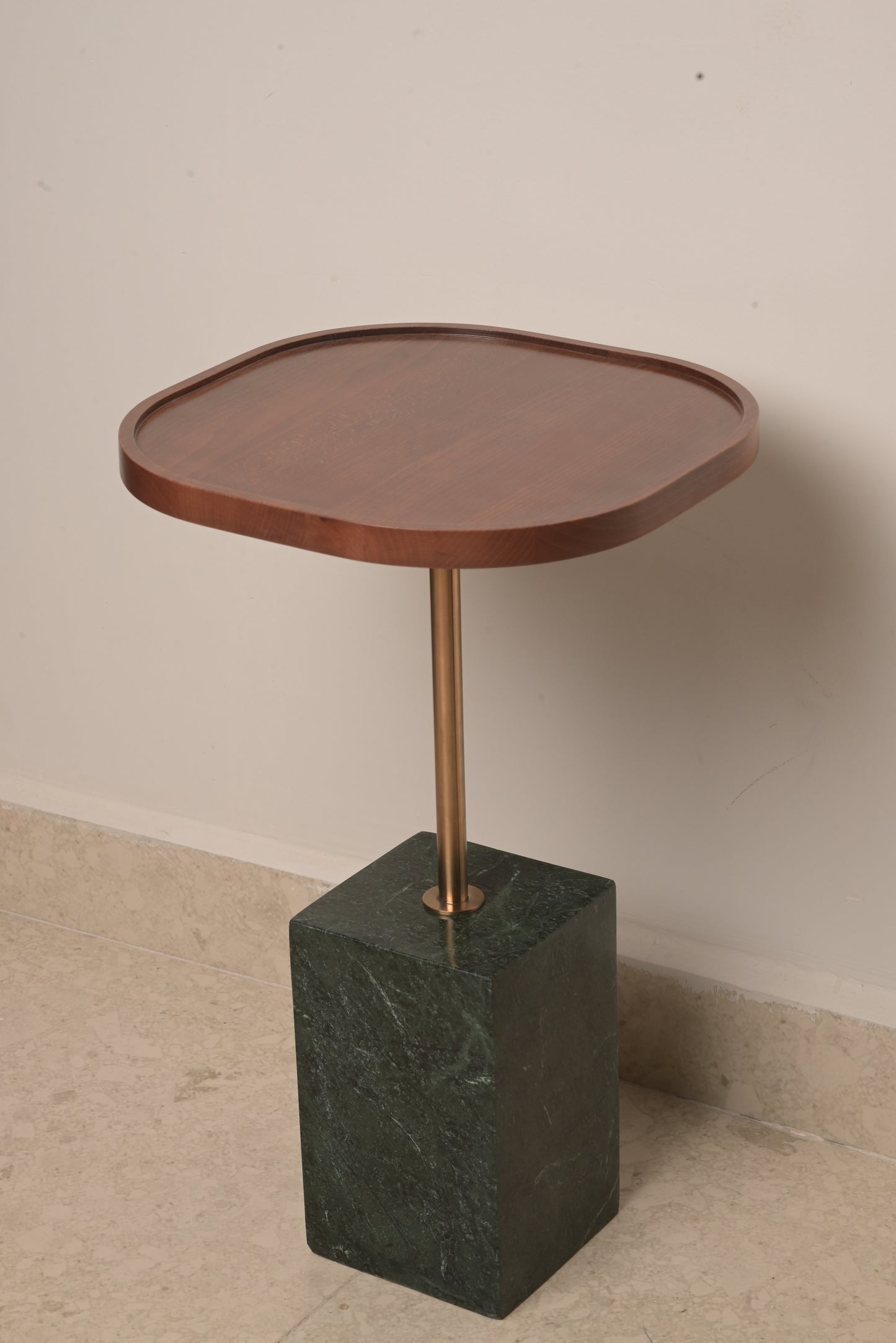 Modern Marble Base Side Table 40 x 50 cm
