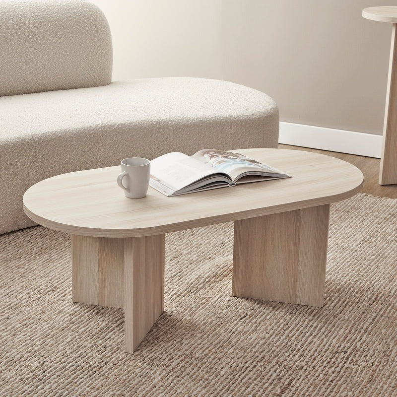 Modern Walnut Coffee Table 110x55x45 cm