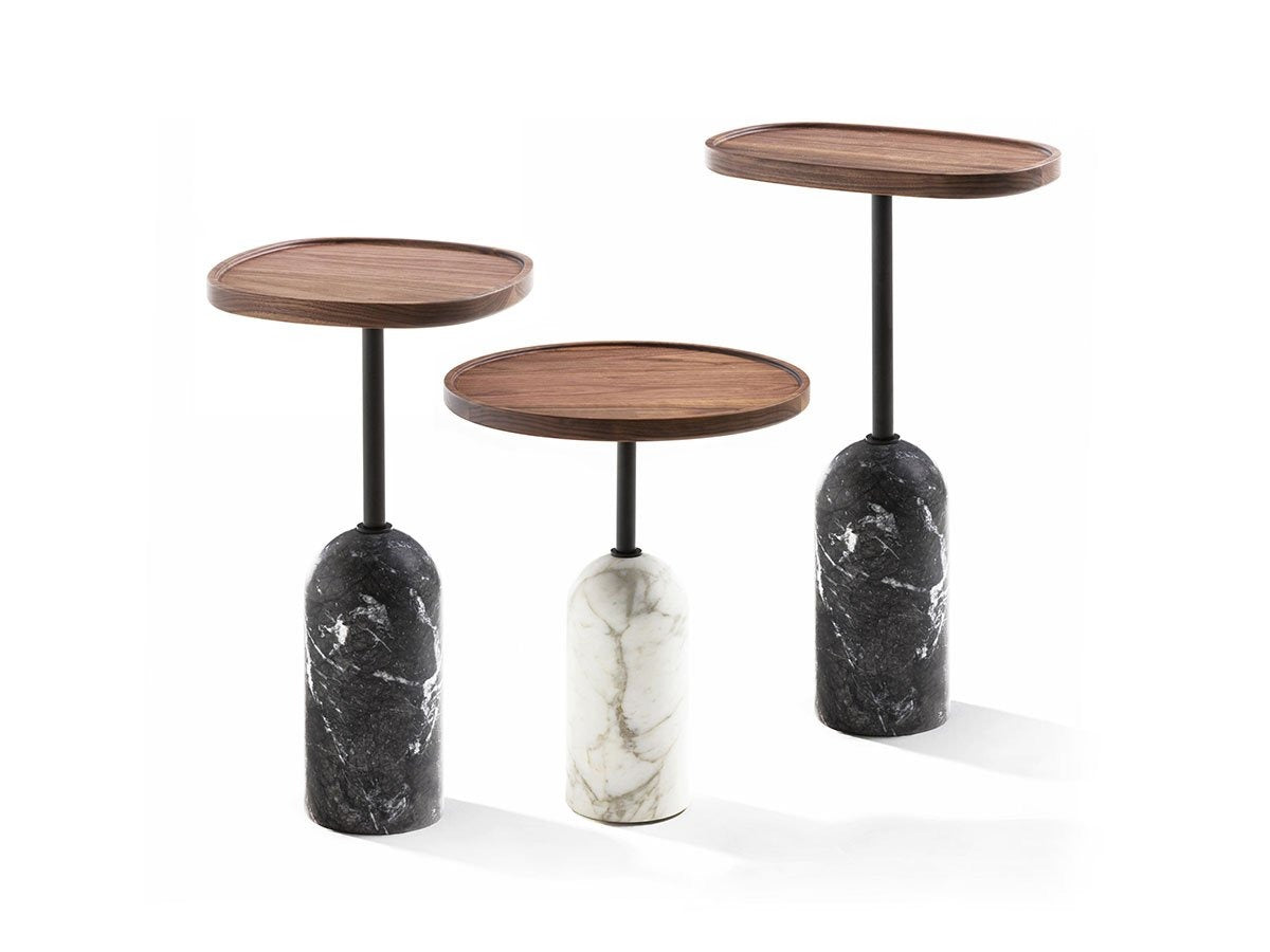 Modern Marble Base Side Table 40 x 50 cm