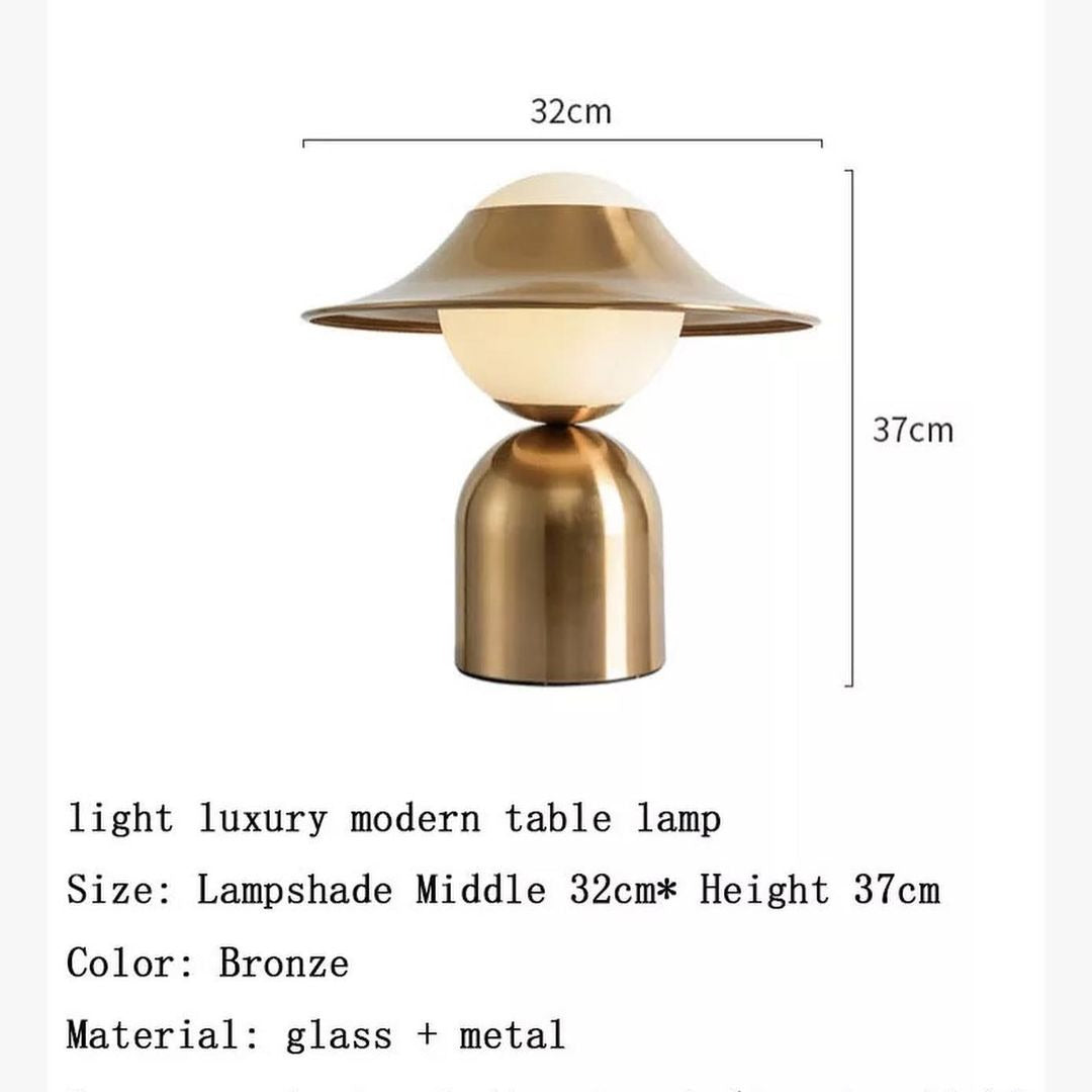 Modern Brass Table Lamp