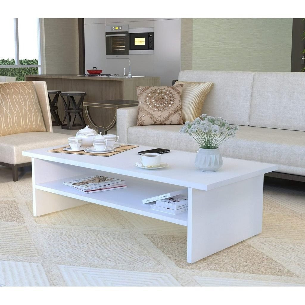 Modern White Coffee table 110x40x40