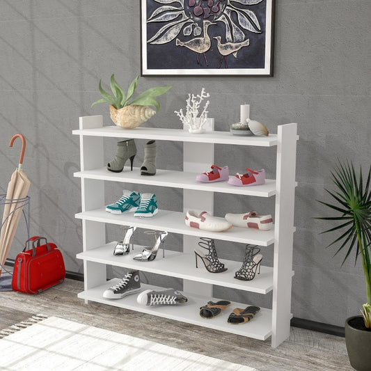Modern White Shoerack
