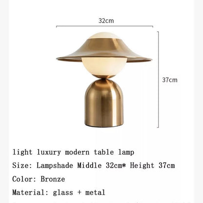Modern Brass Table Lamp
